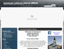 Tablet Screenshot of immanuelglobe.org